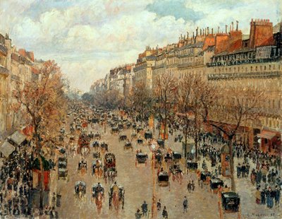 Boulevard Montmartre - Camille Jacob Pissarro